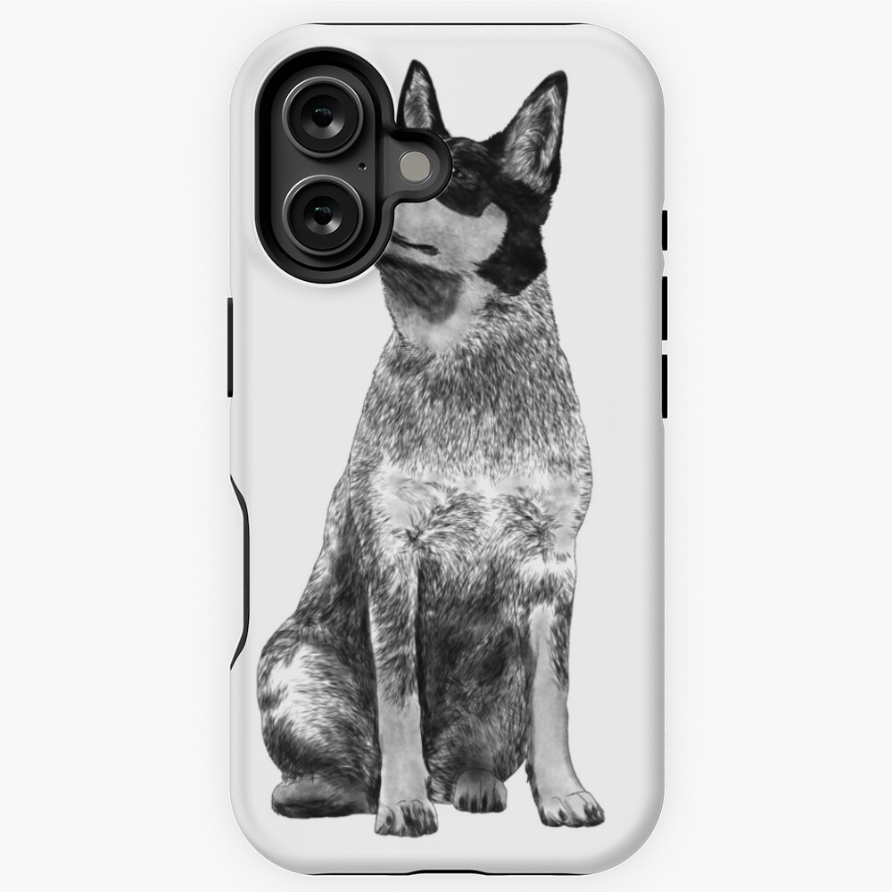 Australian Cattle Dog Phone Case Wallet - Black Australian Cattle Dog Phone Case Wallet - Black