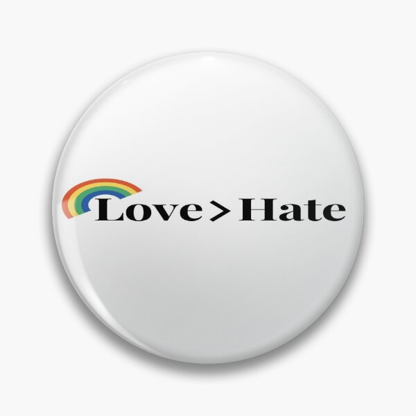 Item preview, Love>Hate Rainbow Pride LGBT Graphic designed and sold by alex96207.