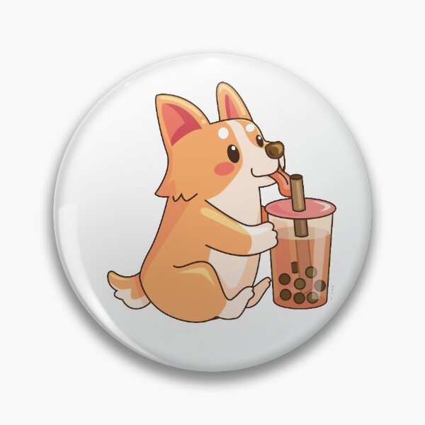 Artikelvorschau, Netter Corgi Boba entworfen und verkauft von BobaOrigin.