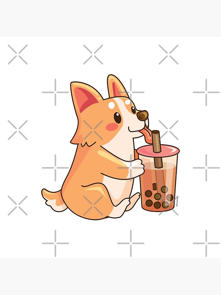 Cute Corgi Boba by BobaOrigin
