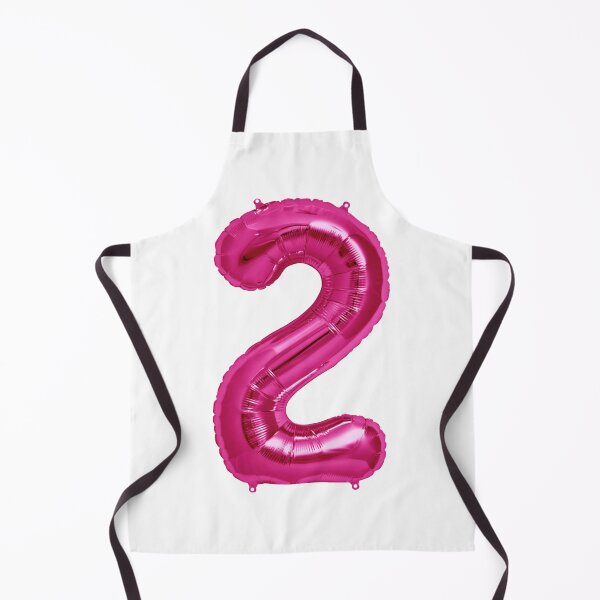 Item preview, Two Number 2 Metallic Hot Pink Mylar Foil Helium Balloon for Two Year Old Toddler Birthday designed and sold by Birthdates.
