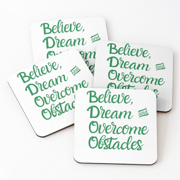 Item preview, Believe, Dream and Overcome obstacles designed and sold by Jeanettcha.