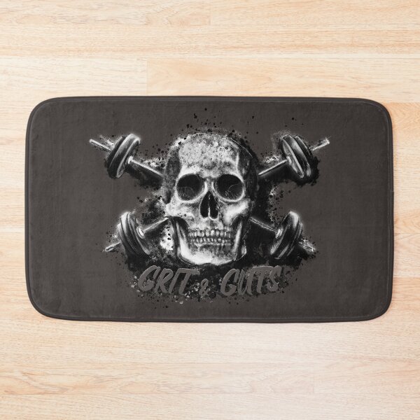 Item preview, Grit and Guts Skull Black and Grey designed and sold by Jarrod Vandenberg.