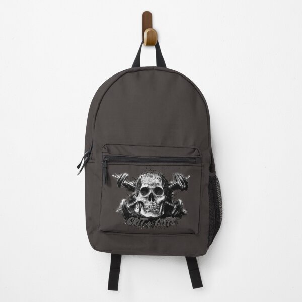 Item preview, Grit and Guts Skull Black and Grey designed and sold by Jarrod Vandenberg.