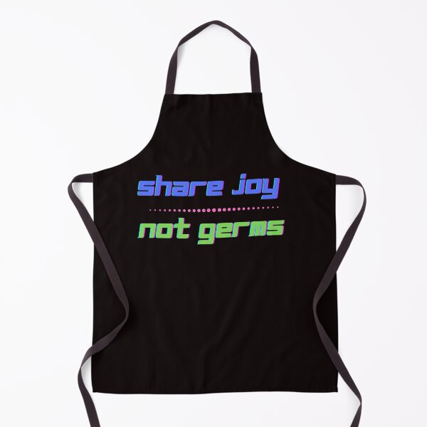 Item preview, Retro Style: Share Joy, Not Germs with Pink Dots designed and sold by LilWildflowers.