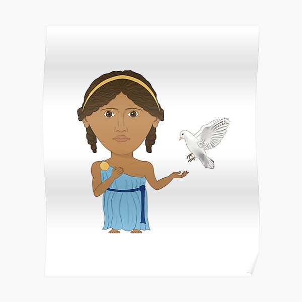 "Aphrodite - Greek Goddess Cartoon" Poster for Sale by XXICenturyAgora