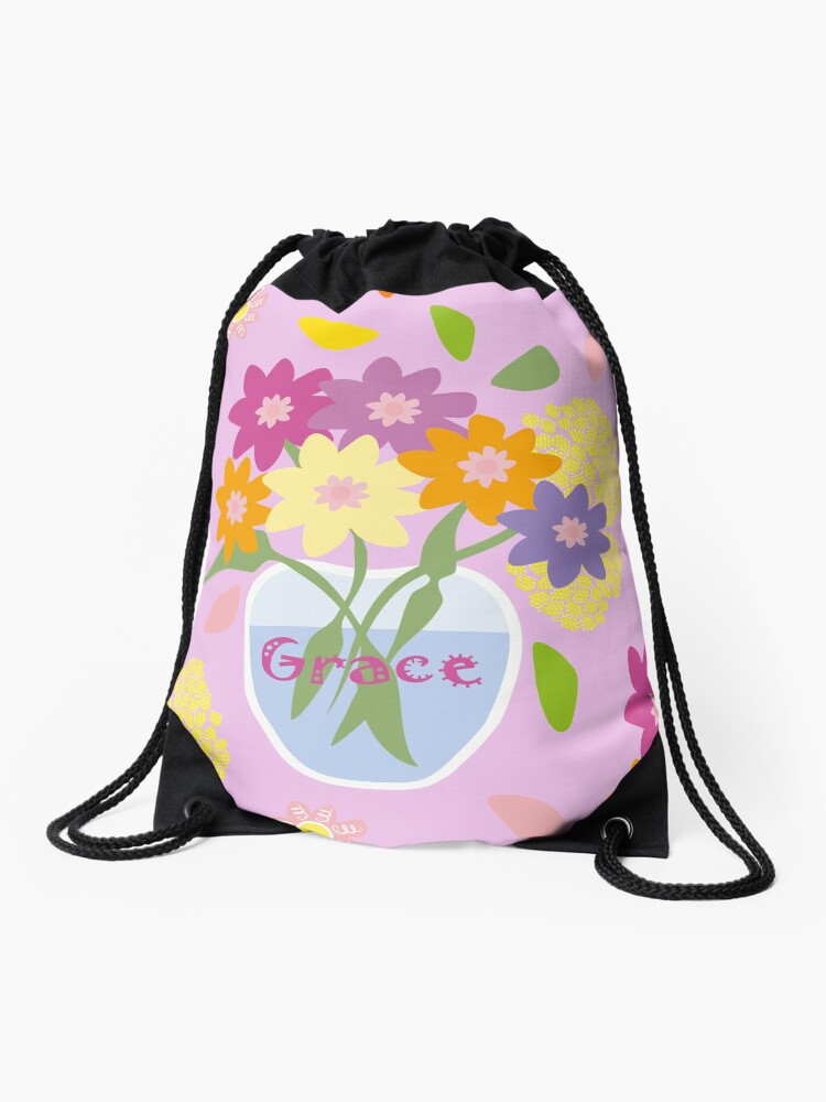 drawstring personalised bag