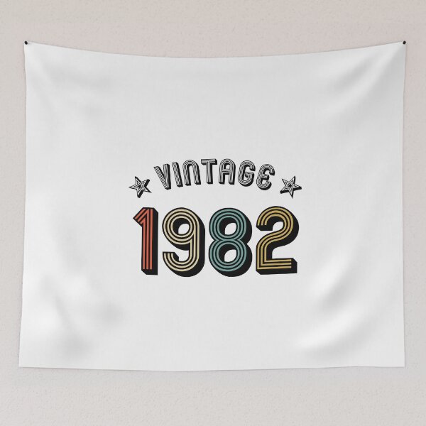 Item preview, 1982 vintage retro vintage year of birth birthday designed and sold by GeogDesigns.