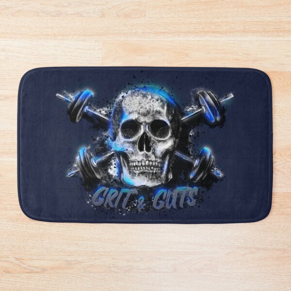 Item preview, Grit and Guts Skull Neon Blue designed and sold by Jarrod Vandenberg.