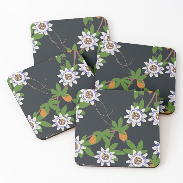 Item preview, Passion flower pattern designed and sold by JokeGysen.