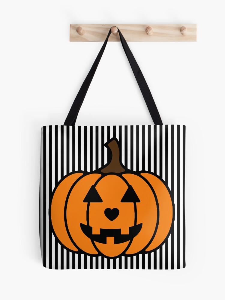 Halloween Jack-O'-Lantern Tote Bags