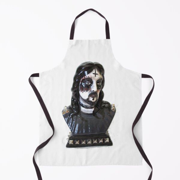 Item preview, Black Metal Jesus designed and sold by Intergalactic Unicorn: Art by Anna Schmidt.