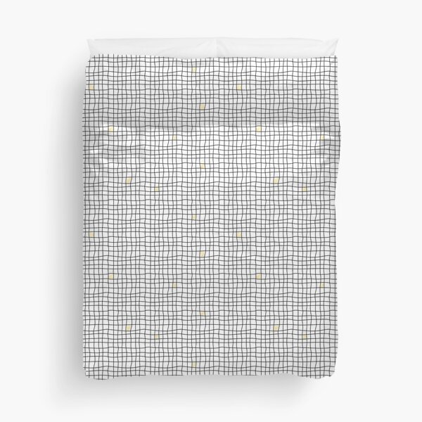 Carreaux - Yellow Duvet Cover