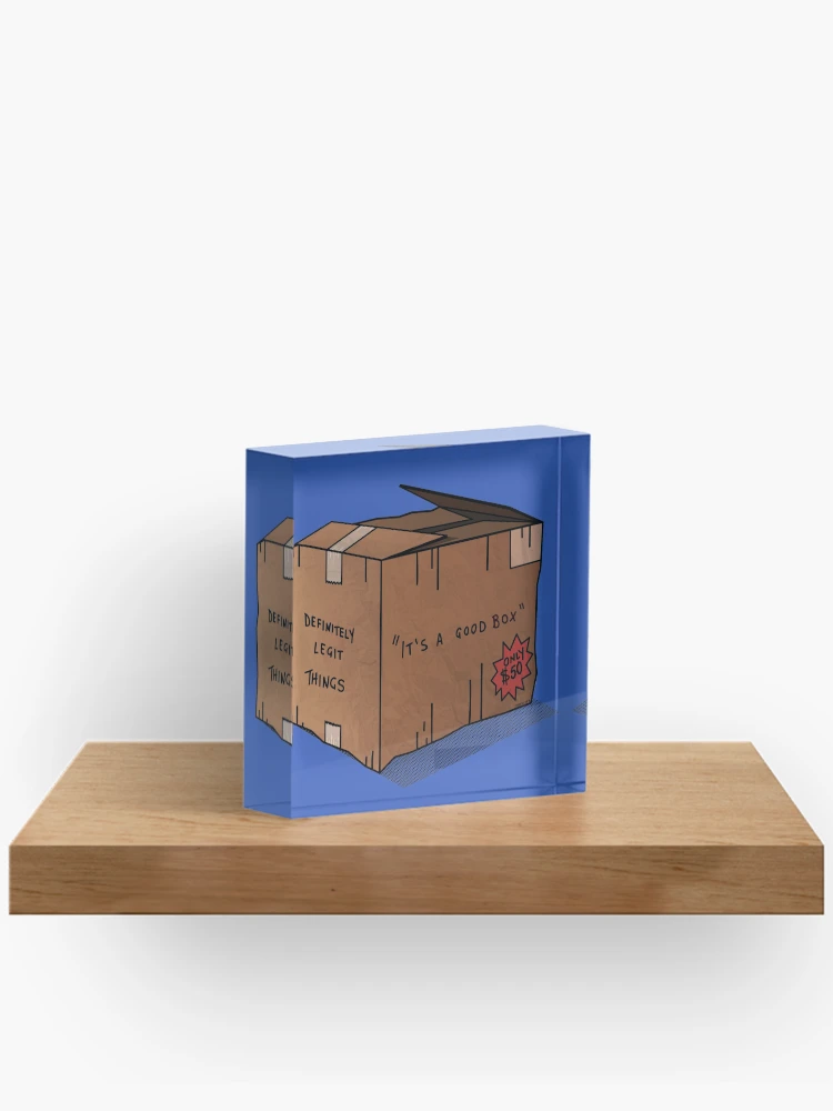 Thumbnail 2 of 5, Acrylic Block, Its a Good Box [Roufxis-Rb] designed and sold by RoufXis.