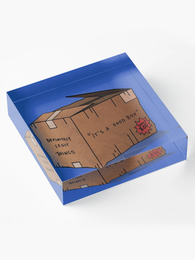 Thumbnail 4 of 5, Acrylic Block, Its a Good Box [Roufxis-Rb] designed and sold by RoufXis.