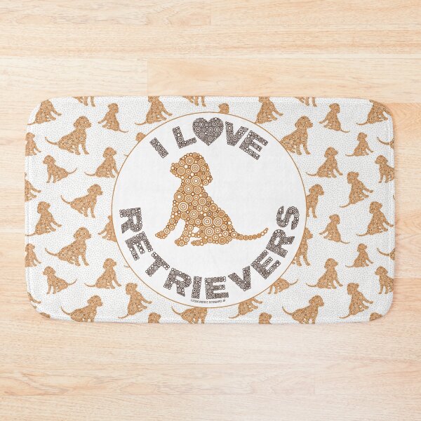 Item preview, I LOVE RETRIEVERS Circle Design designed and sold by Pierre Bernard Jr.