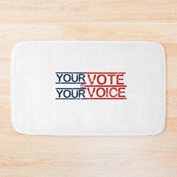 Item preview,  Your vote is your voice,t-shirt,  vote registration, register to vote designed and sold by Morinas.