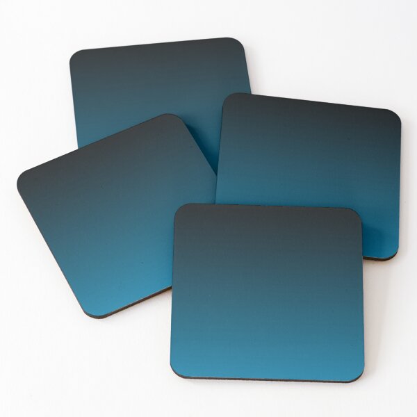 Item preview, Black to Mosaic Blue Gradient designed and sold by ColorObsession.