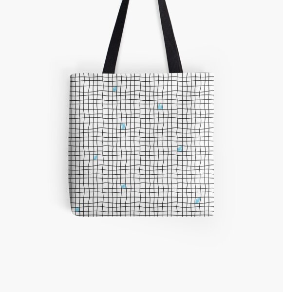 Carreaux - Blue Tote bag doublé