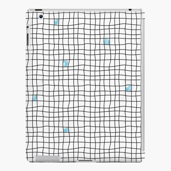 Carreaux - Blue Coque rigide iPad
