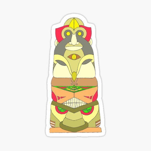 "Totem" Sticker for Sale by TylerSchalk Redbubble