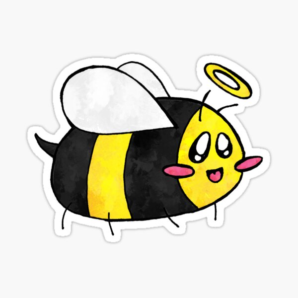 Fat Bumble Bee Sticker