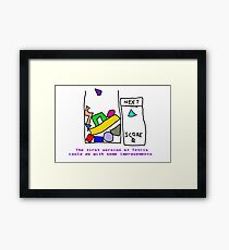 Tetris Framed Print