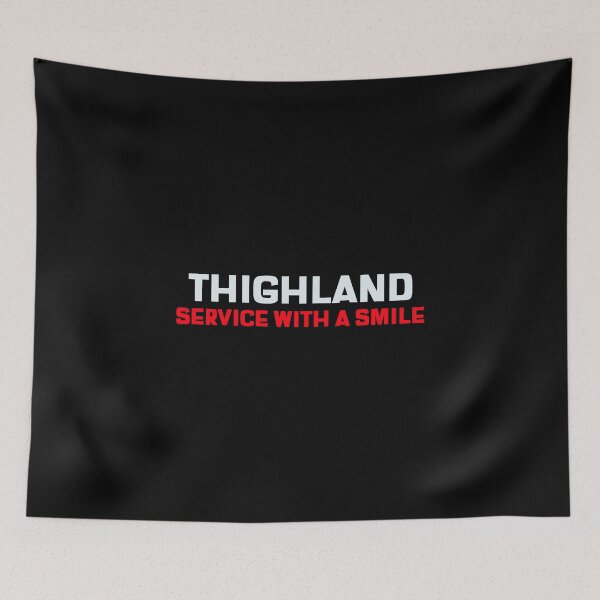 Item preview, Thighland Service With A Smile designed and sold by MoonsmileProd.