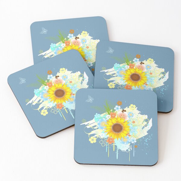 Item preview, Summer sunflower butterfly bouquet  designed and sold by OneTimeEngineer.