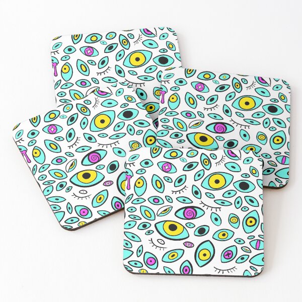 Item preview, eyes - pink + yellow + cyan designed and sold by vastsurge.