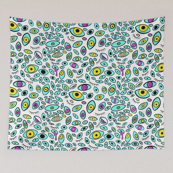 Item preview, eyes - pink + yellow + cyan designed and sold by vastsurge.