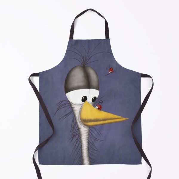 Item preview, Ernie The Egret And Ladybugs designed and sold by OneArtsyMomma.