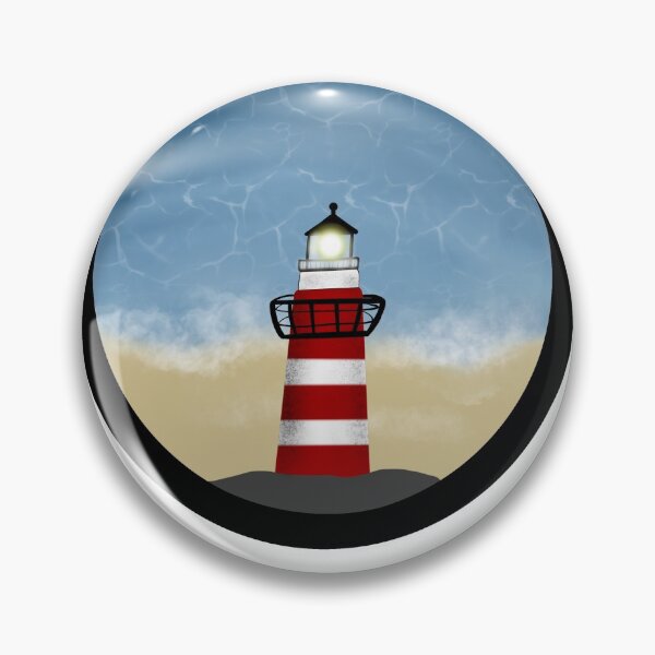 Item preview, Beach lighthouse designed and sold by alyssascribbles.