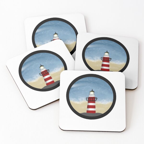 Item preview, Beach lighthouse designed and sold by alyssascribbles.