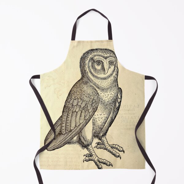 Item preview, Antique Barn Owl designed and sold by BlueSpecsStudio.