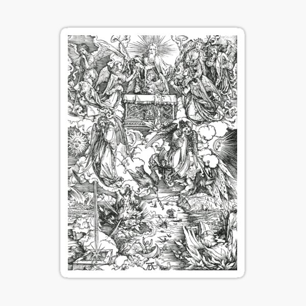 Item preview, The seven Angels playing the trumpet - Albrecht Durer designed and sold by playmap.