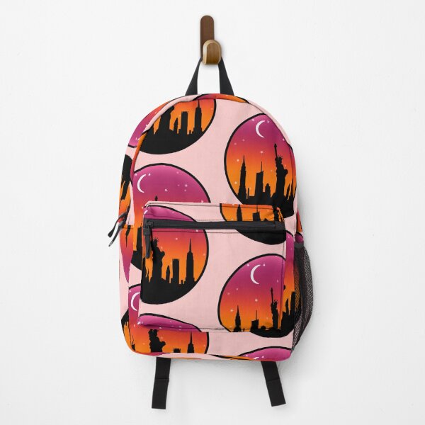 Item preview, Pink Ombré NYC Skyline designed and sold by stickersbylaurt.