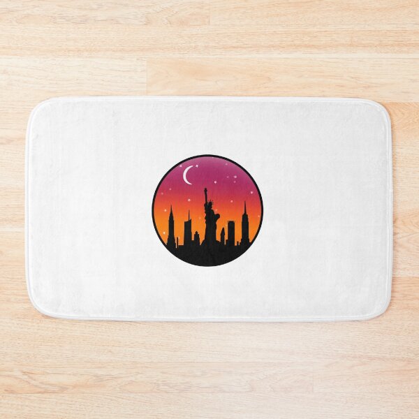 Item preview, Pink Ombré NYC Skyline designed and sold by stickersbylaurt.