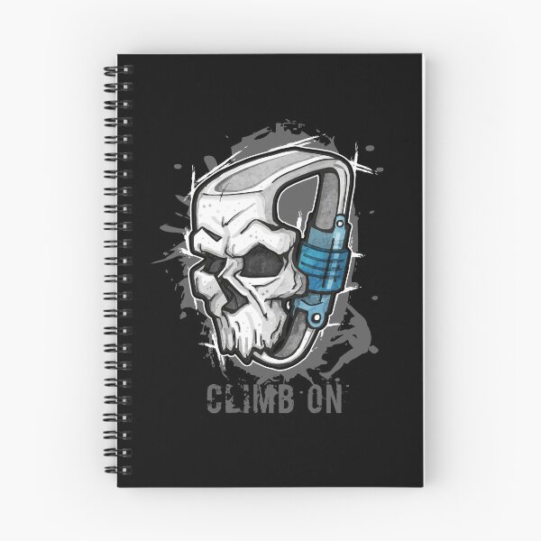Item preview, Bouldering Carabiner Climbing Skull Climbing designed and sold by use2draw.