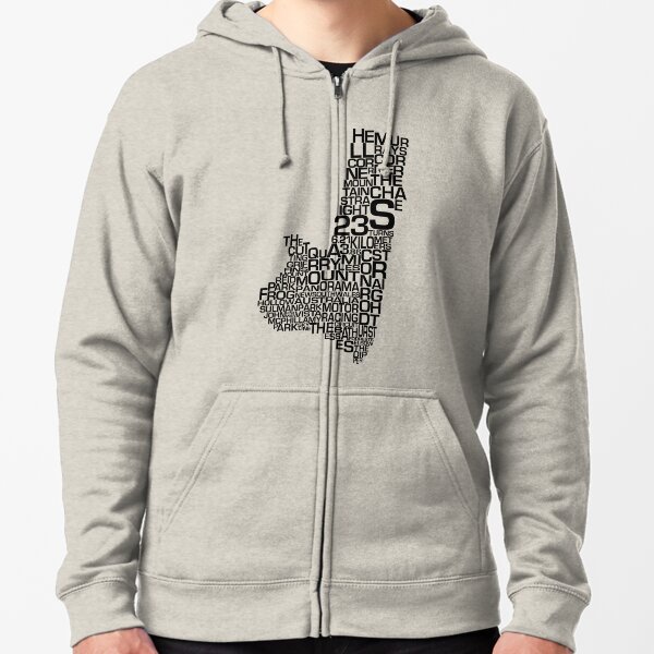 Mount Panorama Motor Racing Circuit, Bathhurst Zipped Hoodie