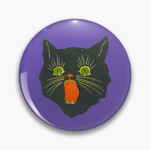 Wicked Witch Cat Fun Halloween Style Television Brooches Badge for