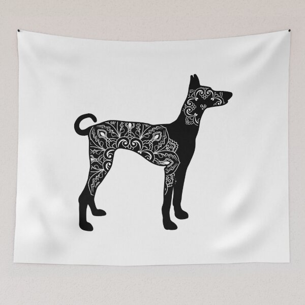 Item preview, Ibizan Hound Mandala designed and sold by DesignsofWhimsy.