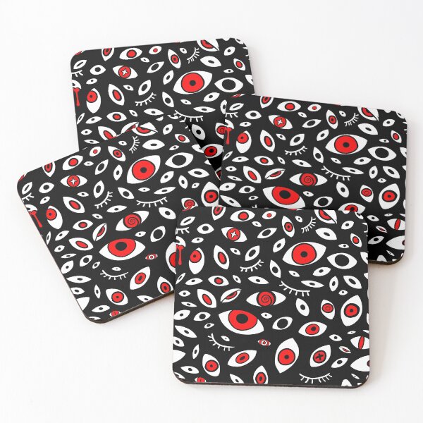 Item preview, eyes - black + white + red designed and sold by vastsurge.