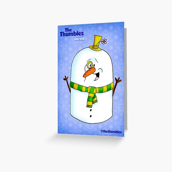 Gerald the Snowman Greeting Card