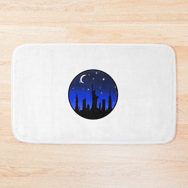 Item preview, Blue Ombré NYC Skyline designed and sold by stickersbylaurt.