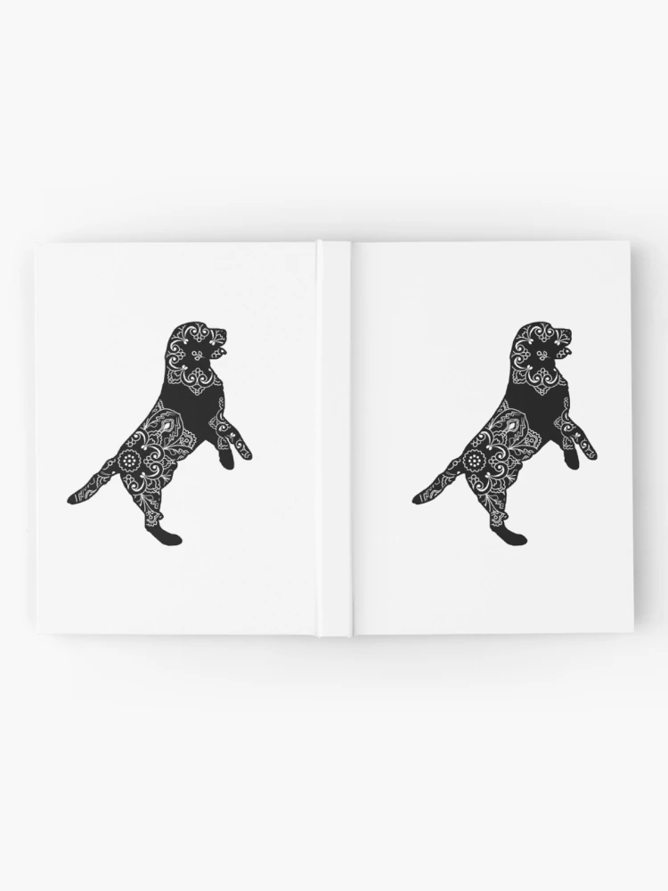 Thumbnail 2 of 3, Journal, Labrador Retriever Mandala designed and sold by DesignsofWhimsy.
