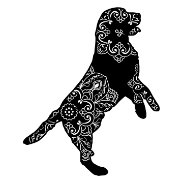 Artwork thumbnail, Labrador Retriever Mandala by DesignsofWhimsy