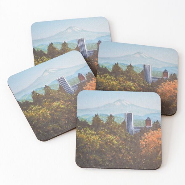 Item preview, View from Japanese Garden, Mt Hood  designed and sold by artbymikekunka.