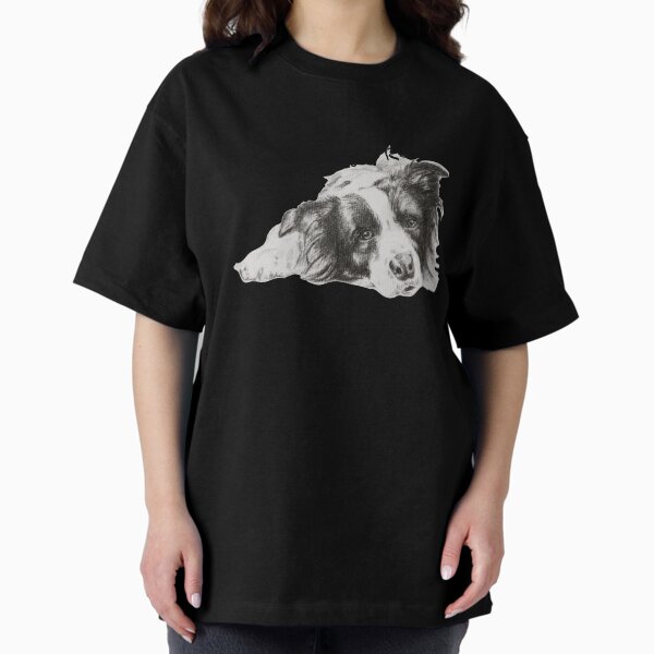 Border Collies Rock Oversized T-Shirt
