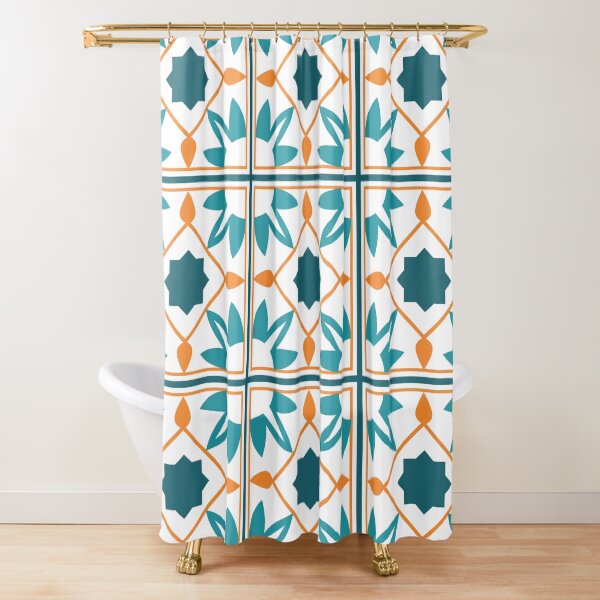 Cute Moroccan style patterns Shower Curtain